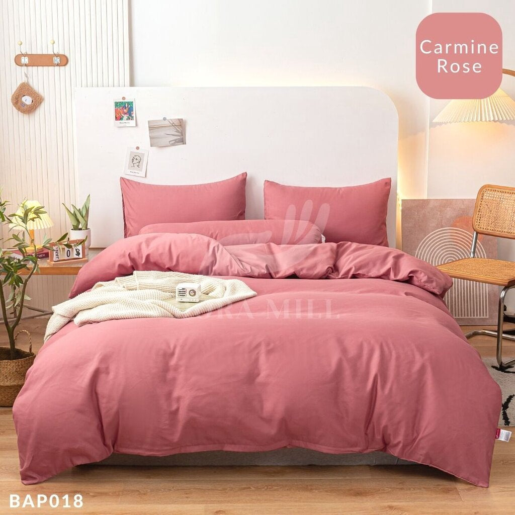 Plain - Carmine rose King 4 in 1