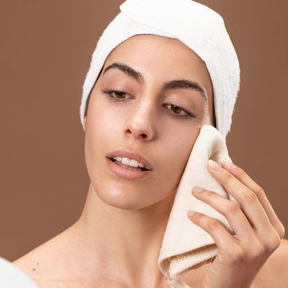 White Face Towel