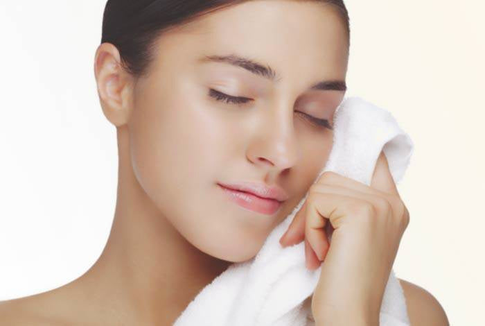 White Face Towel